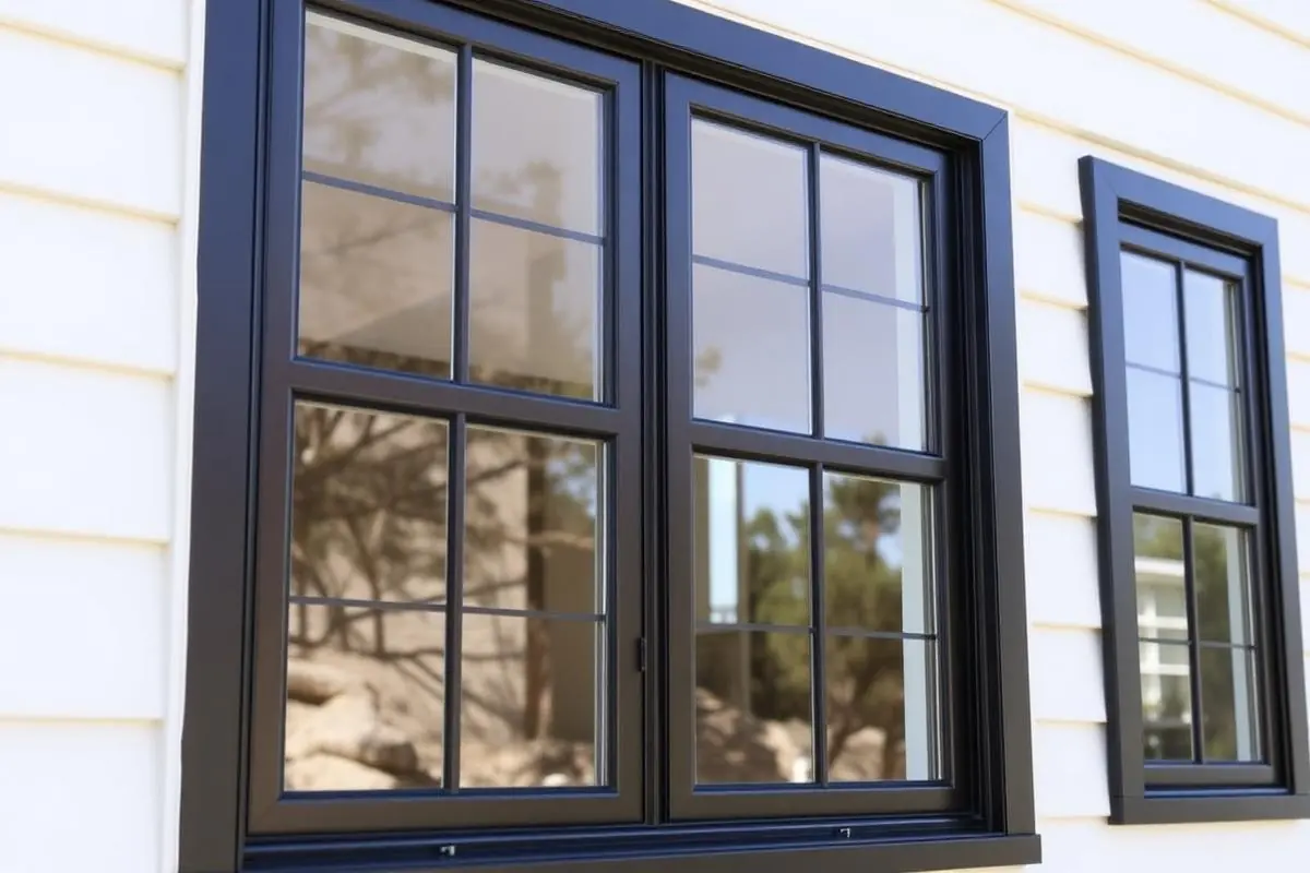 Impact-rated replacement windows installed in a Charleston home